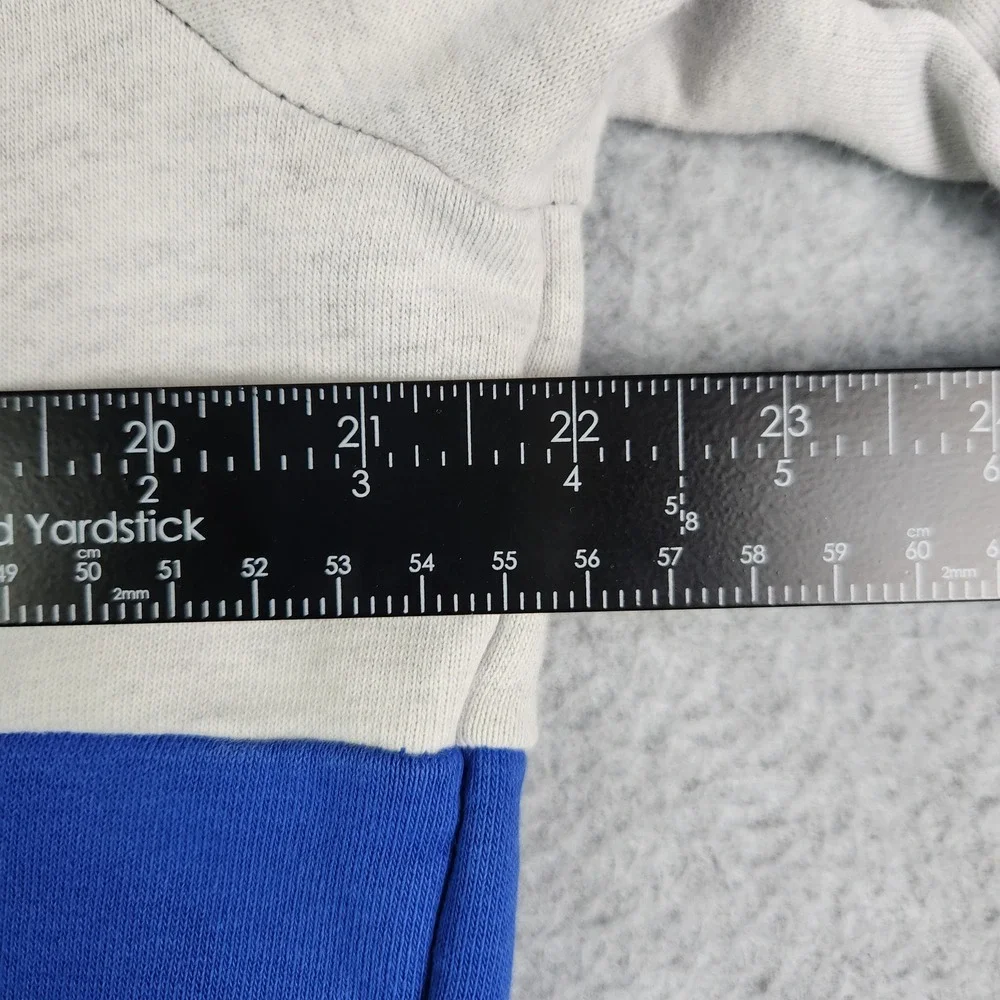 Nike Hoodie Mens L‎ Blue Dri-FIT Colorblock Standard Fit Swoosh Logo Sweatshirt